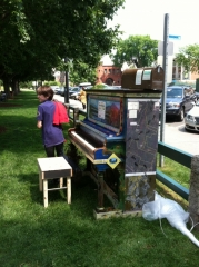 UVLT's Piano on the Dartmouth Green