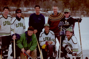 Alan Hewitt, center front row, loved Post Pond and Pinnacle in all seasons.